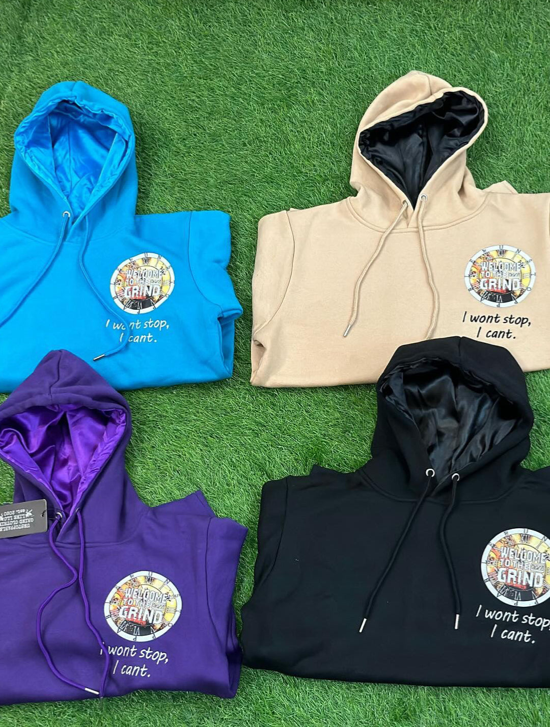 Black silk jogging suit