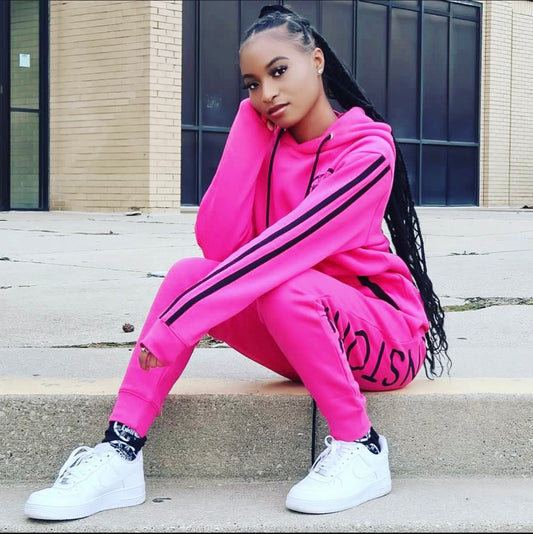 Black🔛PINK jogging suit